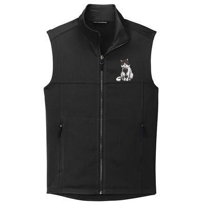 Cat Heart Cute Collective Smooth Fleece Vest