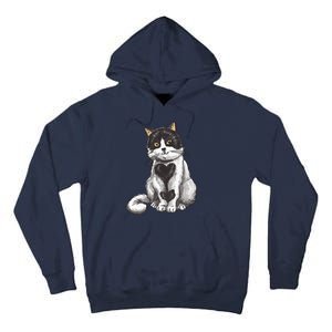 Cat Heart Cute Tall Hoodie