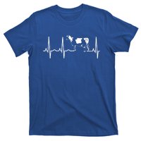 Cow Heartbeagift Cute Gift I Love Dairy Cows Gift For Farmers T-Shirt