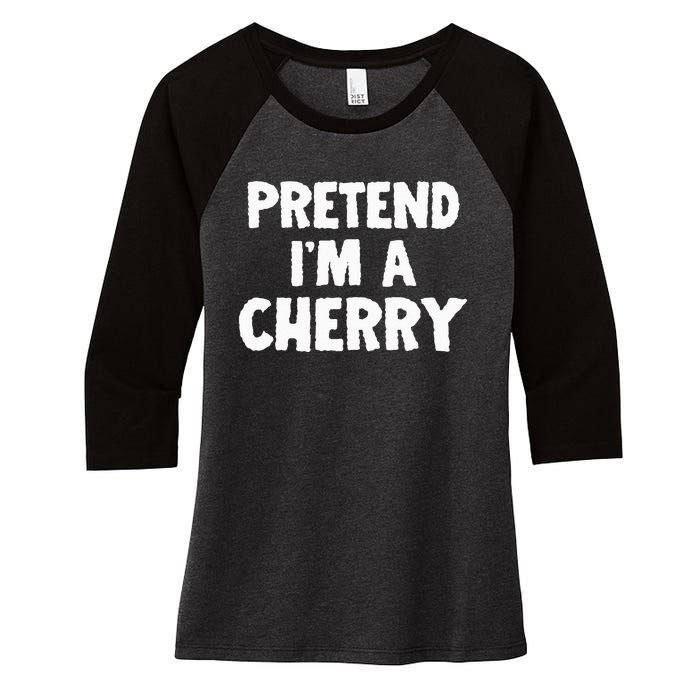 Cherrylicious Halloween Costume Fun Women's Tri-Blend 3/4-Sleeve Raglan Shirt