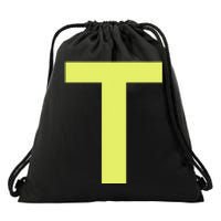 Chipmunk Halloween Carnival Group Costume Letter Drawstring Bag