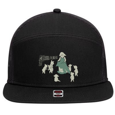 Charm Herd 7 Panel Mesh Trucker Snapback Hat