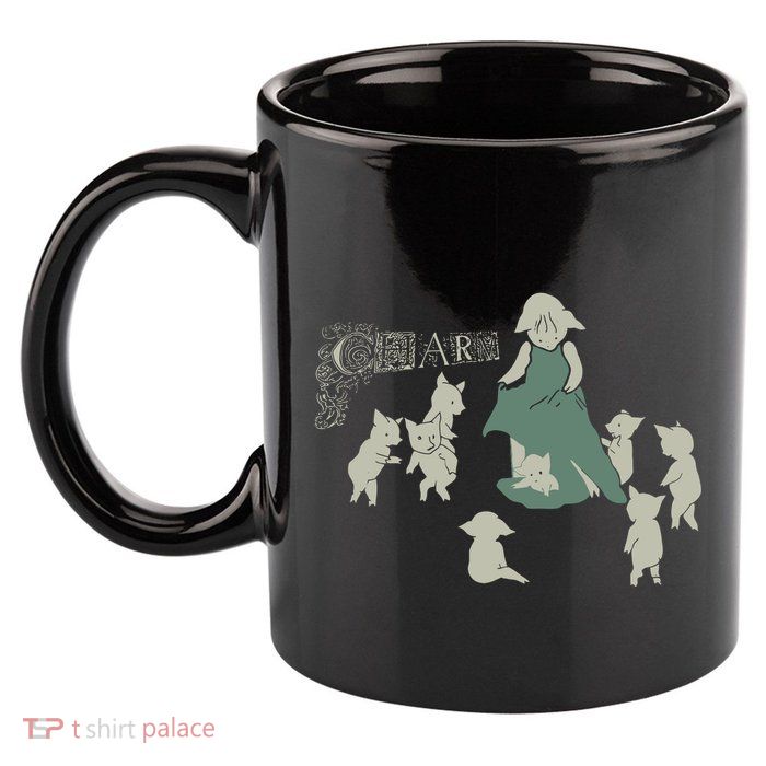 Charm Herd 11oz C Handle Ceramic Mug