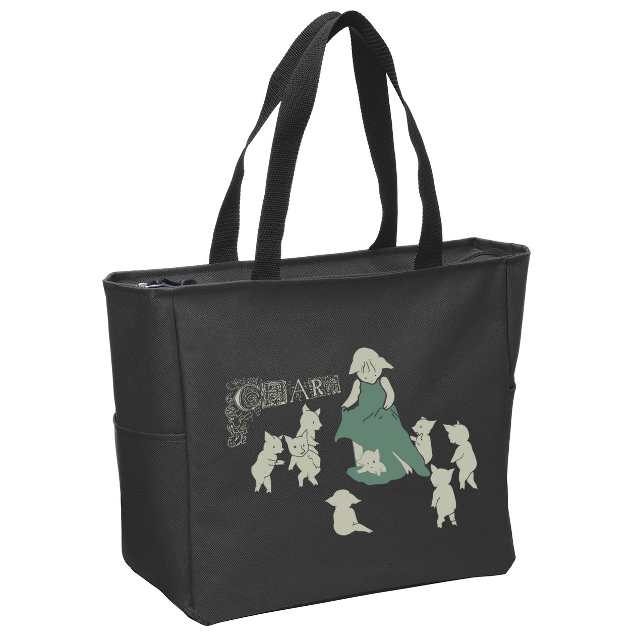 Charm Herd Zip Tote Bag