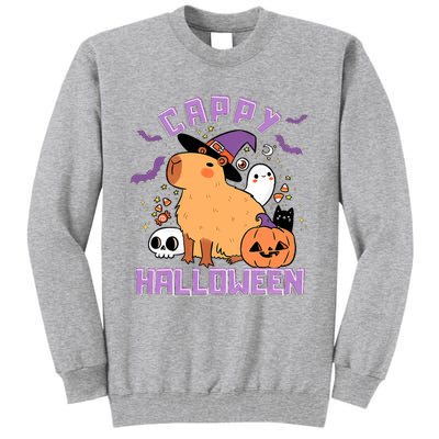 Cappy Halloween Cute Capybara Halloween Tall Sweatshirt