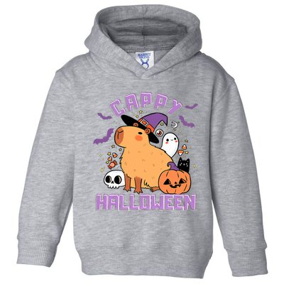 Cappy Halloween Cute Capybara Halloween Toddler Hoodie