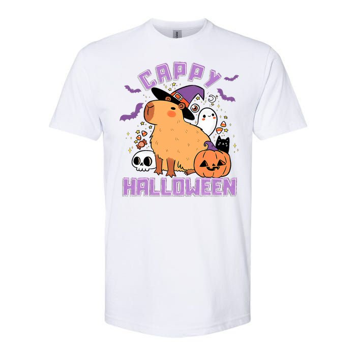 Cappy Halloween Cute Capybara Halloween Softstyle CVC T-Shirt