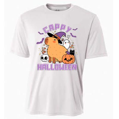 Cappy Halloween Cute Capybara Halloween Cooling Performance Crew T-Shirt