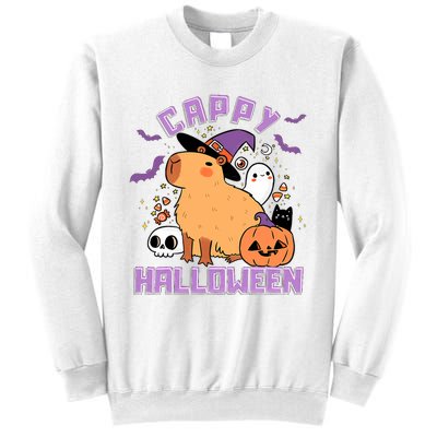 Cappy Halloween Cute Capybara Halloween Sweatshirt