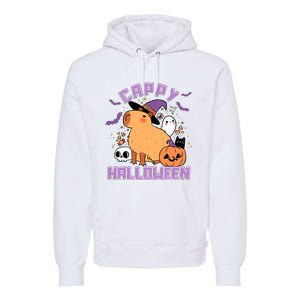 Cappy Halloween Cute Capybara Halloween Premium Hoodie