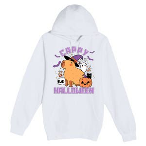 Cappy Halloween Cute Capybara Halloween Premium Pullover Hoodie