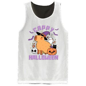 Cappy Halloween Cute Capybara Halloween Mesh Reversible Basketball Jersey Tank