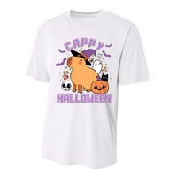 Cappy Halloween Cute Capybara Halloween Performance Sprint T-Shirt