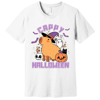 Cappy Halloween Cute Capybara Halloween Premium T-Shirt