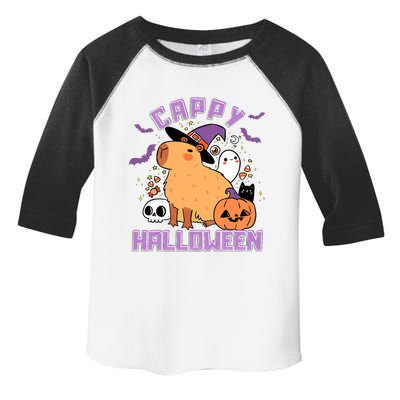 Cappy Halloween Cute Capybara Halloween Toddler Fine Jersey T-Shirt