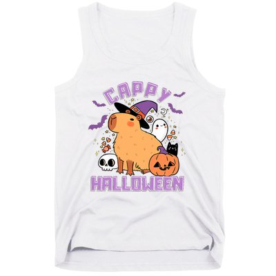 Cappy Halloween Cute Capybara Halloween Tank Top