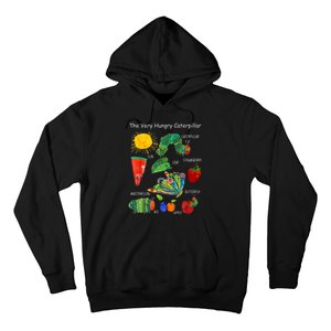 Cute Hungry Caterpillar Teacher Kindergarten Back To School Hoodie