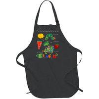 Cute Hungry Caterpillar Teacher Kindergarten Back To School Full-Length Apron With Pockets