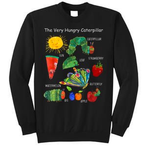 Cute Hungry Caterpillar Teacher Kindergarten Back To School Tall Sweatshirt