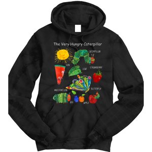 Cute Hungry Caterpillar Teacher Kindergarten Back To School Tie Dye Hoodie