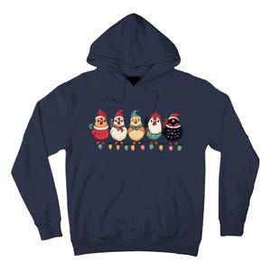 Christmas Holiday Cute Xmas Chicken Matching Team Holiday Tall Hoodie