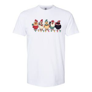 Christmas Holiday Cute Xmas Chicken Matching Team Holiday Softstyle CVC T-Shirt