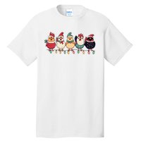 Christmas Holiday Cute Xmas Chicken Matching Team Holiday Tall T-Shirt