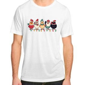 Christmas Holiday Cute Xmas Chicken Matching Team Holiday Adult ChromaSoft Performance T-Shirt