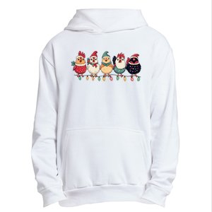 Christmas Holiday Cute Xmas Chicken Matching Team Holiday Urban Pullover Hoodie