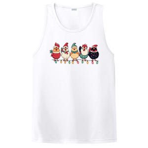 Christmas Holiday Cute Xmas Chicken Matching Team Holiday PosiCharge Competitor Tank