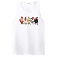 Christmas Holiday Cute Xmas Chicken Matching Team Holiday PosiCharge Competitor Tank