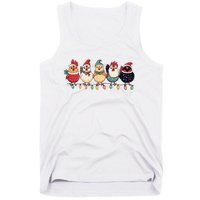 Christmas Holiday Cute Xmas Chicken Matching Team Holiday Tank Top