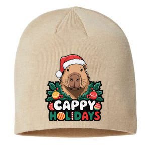 Cappy Holidays Capybara Christmas Sustainable Beanie