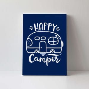 Cute Happy Camper graphics for wo or  Zip Hoodie Canvas