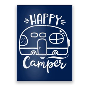 Cute Happy Camper graphics for wo or  Zip Hoodie Poster