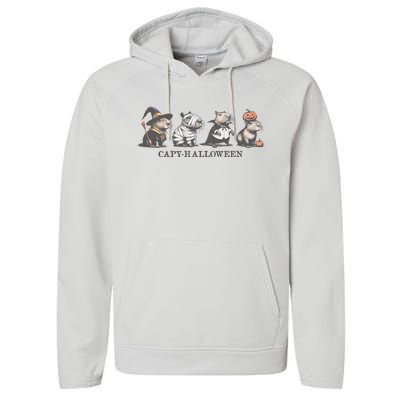 Capybara Halloween Performance Fleece Hoodie