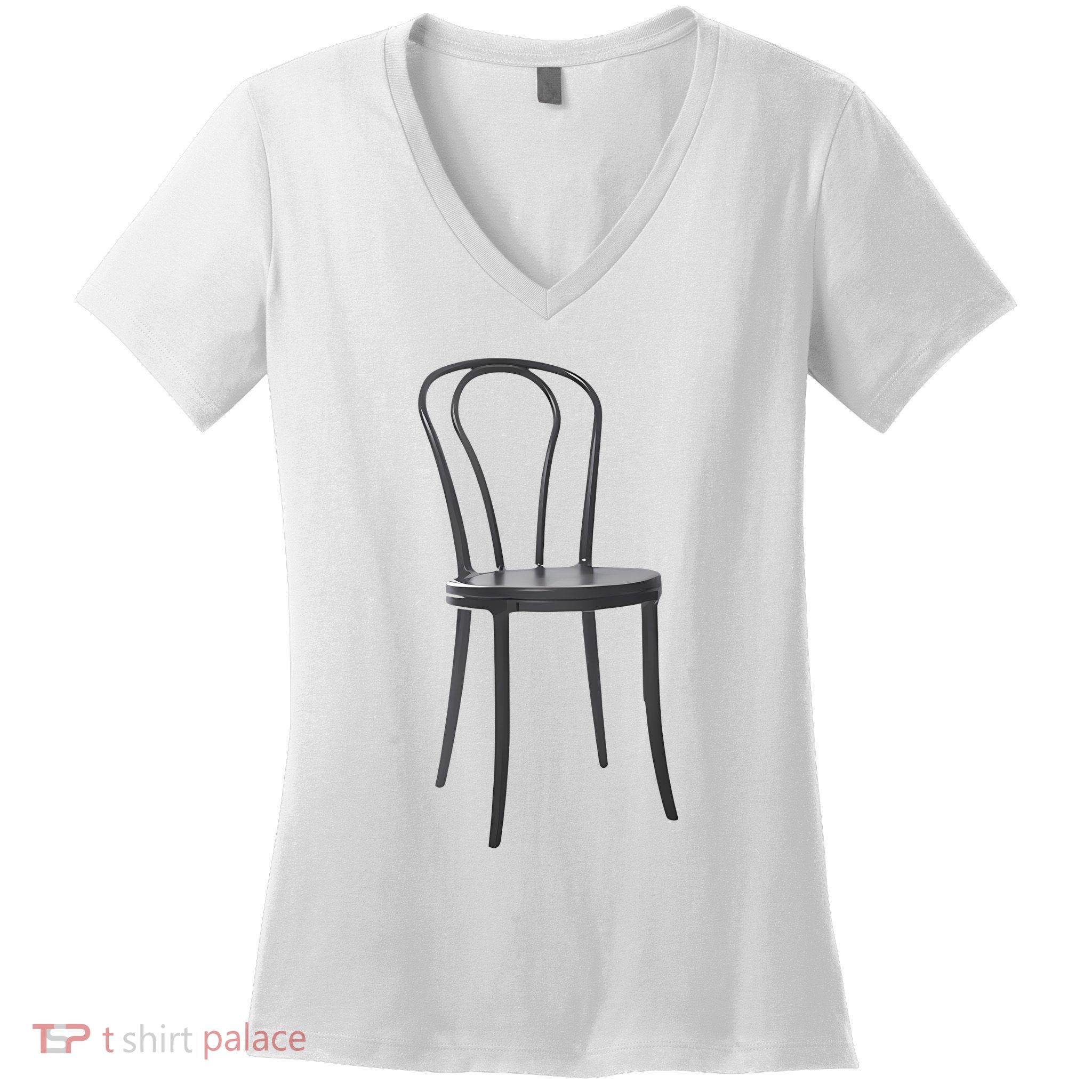 CoupleS Halloween Costume Vigilante Chair Dance Women's V-Neck T-Shirt
