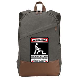 Choking Hazard Cotton Canvas Backpack