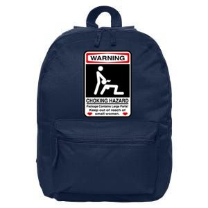 Choking Hazard 16 in Basic Backpack