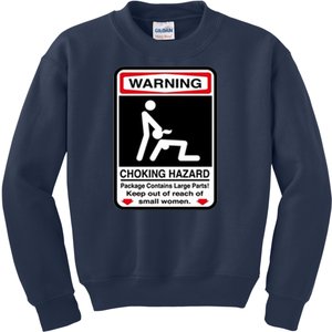 Choking Hazard Kids Sweatshirt