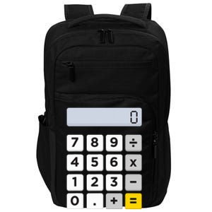 Calculator Halloween Costume Pretend IM A Calculator Impact Tech Backpack