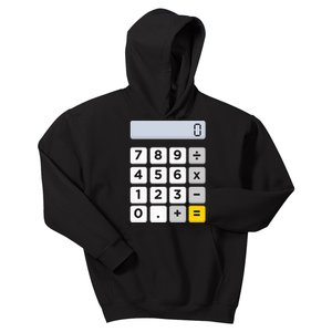 Calculator Halloween Costume Pretend IM A Calculator Kids Hoodie