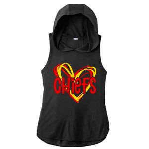 Chiefs Heart Ladies PosiCharge Tri-Blend Wicking Draft Hoodie Tank