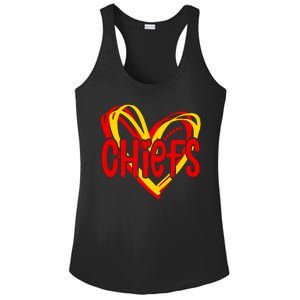 Chiefs Heart Ladies PosiCharge Competitor Racerback Tank