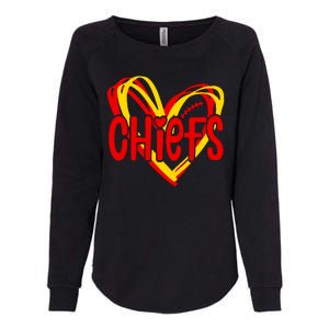 Chiefs Heart Womens California Wash Sweatshirt