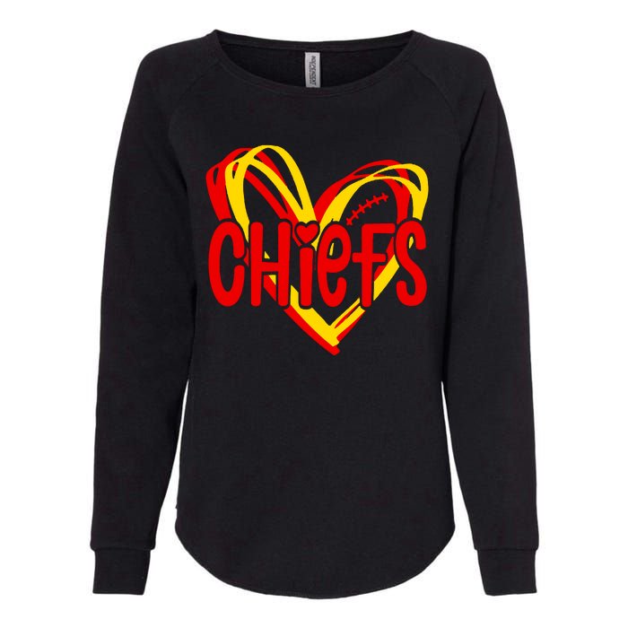 Chiefs Heart Womens California Wash Sweatshirt