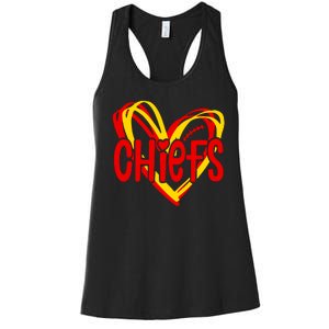 Chiefs Heart Women's Racerback Tank