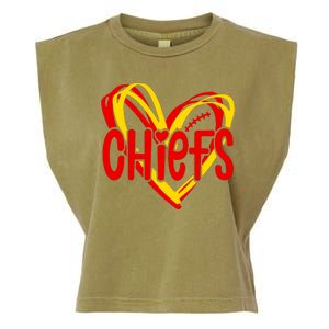 Chiefs Heart Garment-Dyed Women's Muscle Tee