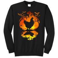 Chicken Halloween Costume Pumpkin Chicken Lovers Fall Season Sweatshirt