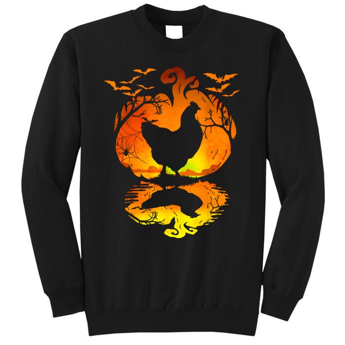 Chicken Halloween Costume Pumpkin Chicken Lovers Fall Season Sweatshirt